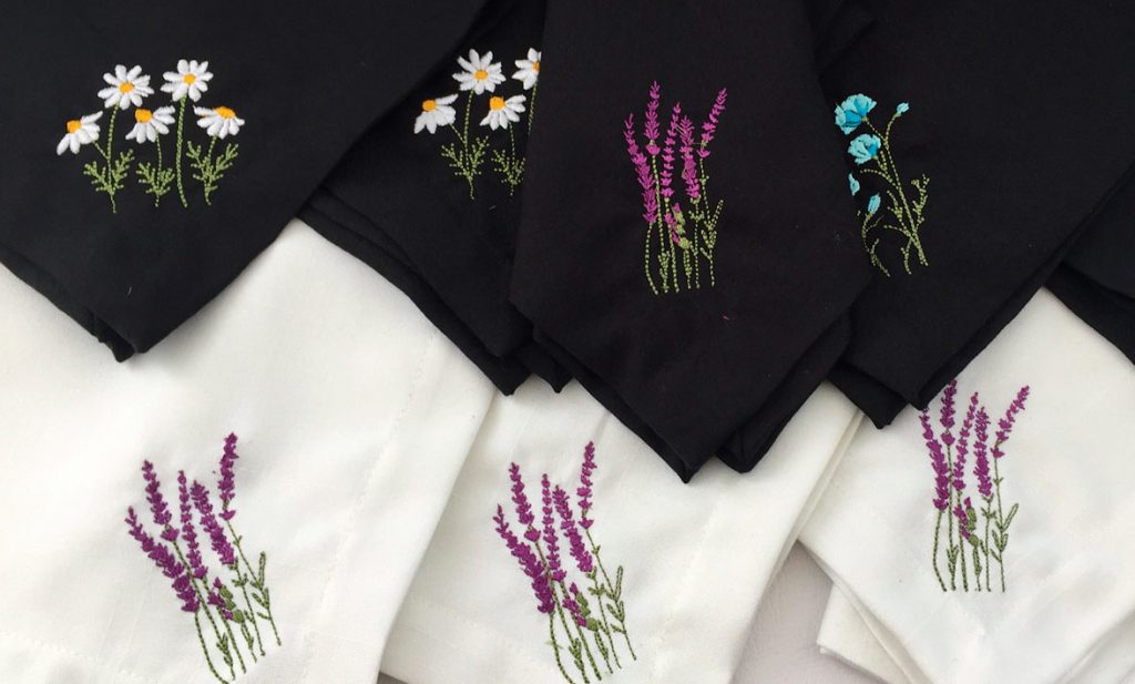 Servilletas Primavera colección completa (4 piezas)