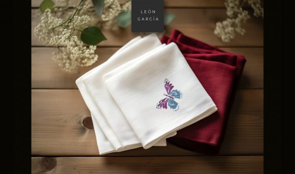 Servilleta colección Mariposas (4 piezas) - Imagen 3