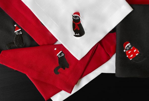 Gatitos Navideños (4 servilletas)