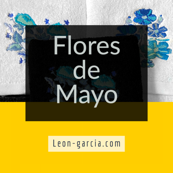 Colección Flores de Mayo Azules (4 servilletas) - Imagen 3