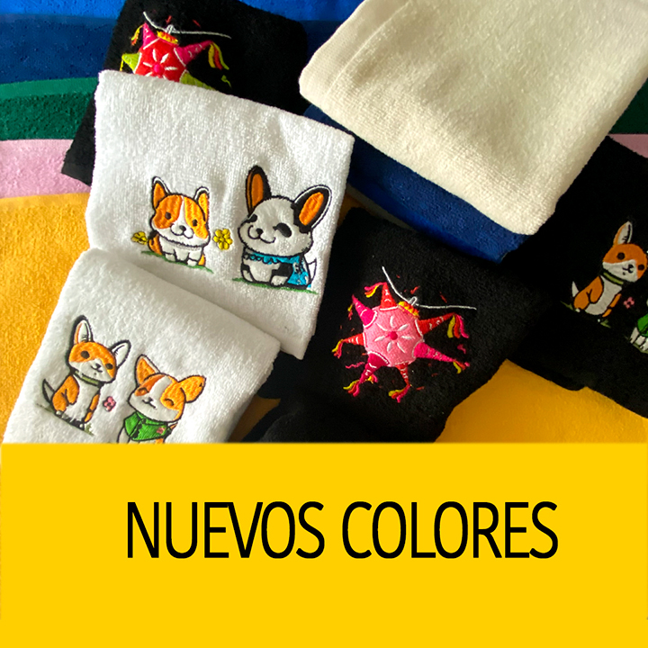 Toallas en todos los colores