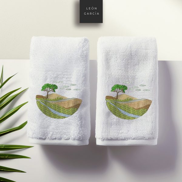 Toalla Paisaje II – 2 piezas 60x40cm