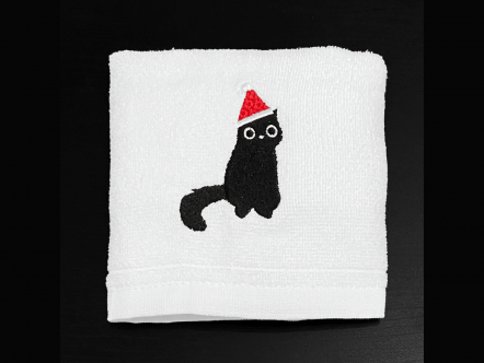 Set de 2 Toallas – Gatito Navideño I