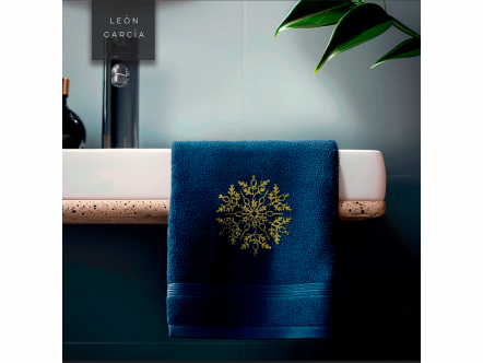 Set de 2 Toallas – Copo de Nieve
