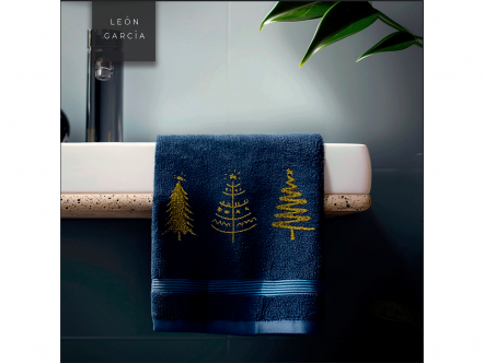 Set de 2 Toallas – Pinos Navideños