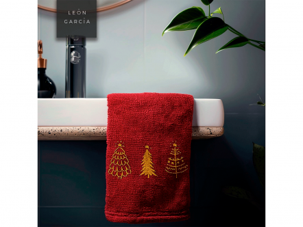 Set de 2 Toallas – Pinos Navideños