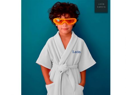 Bata personalizable para niño y niña