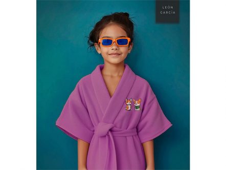 Bata personalizable para niño y niña