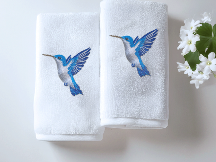 Toalla Colibrí IV - 2 piezas 60x40cm