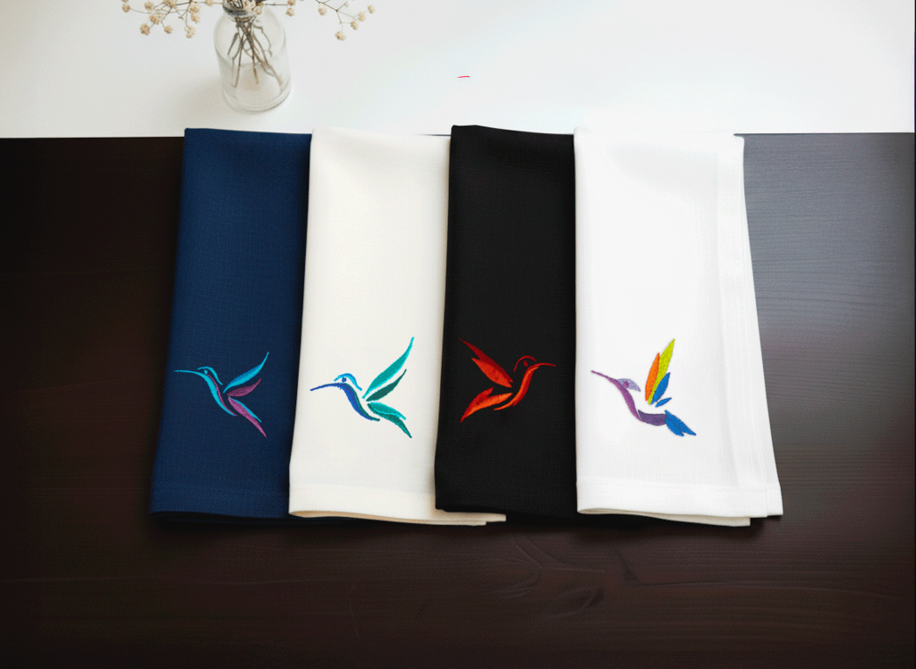 Colección completa. Servilleta Colibrí. (12 servilletas)