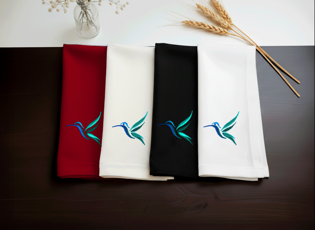 Colibrí Verde – Set de 12 Servilletas