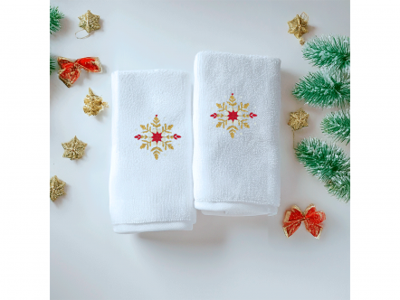 Toalla “Copo de Nieve II” – Colección Navideña León García