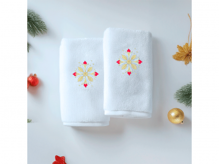 Toalla “Copo de Nieve III” – Colección Navideña León García